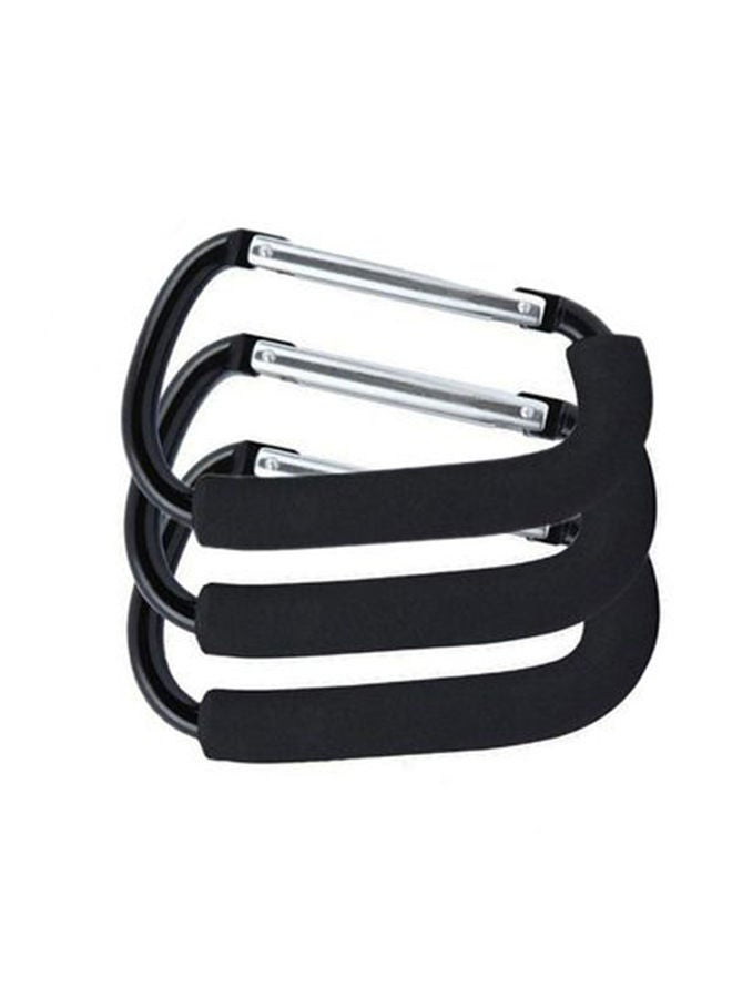 NIBEMINENT 3-Piece Soft High-Strength Convenient Stroller Hook Hanger Organizer Set - Image 1