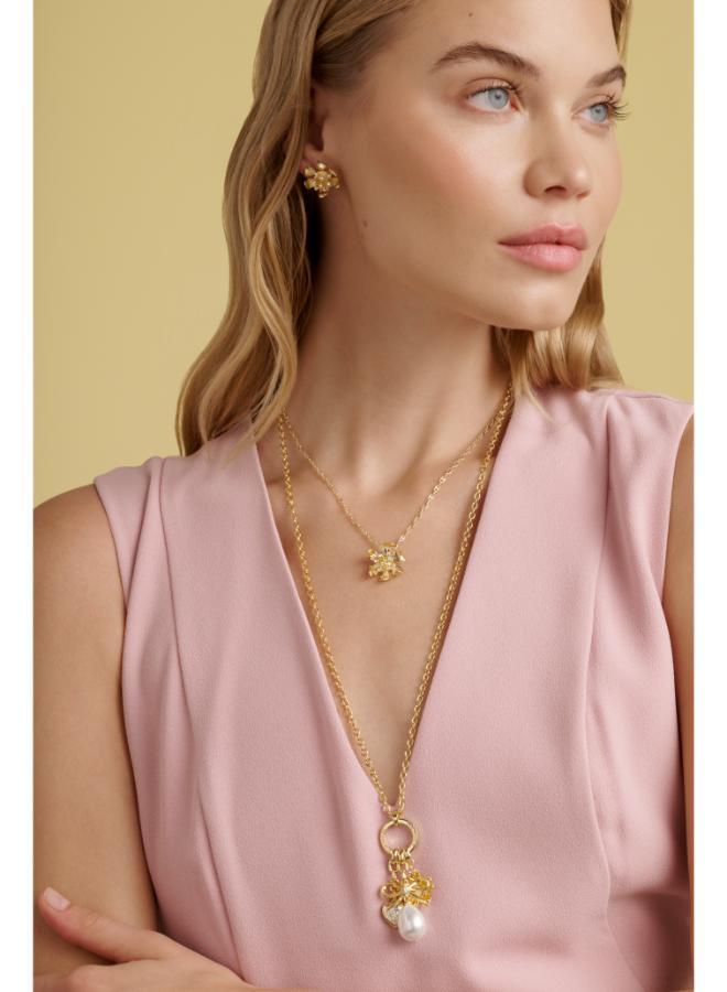 Ted Baker FURINA: Furled Flower Pendant Necklace - Image 4