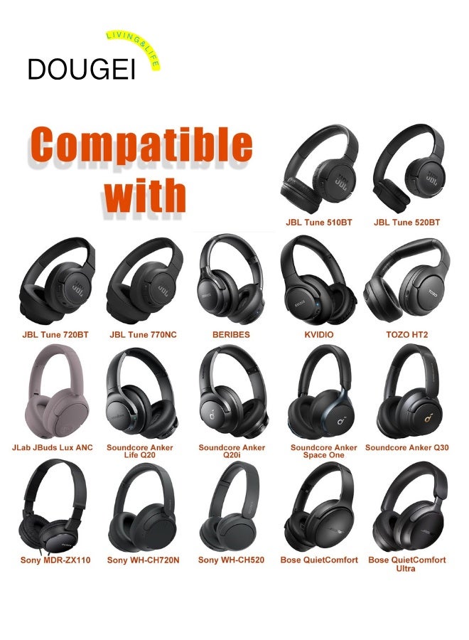 دوغي جراب سماعة رأس ، أسود - Image 3