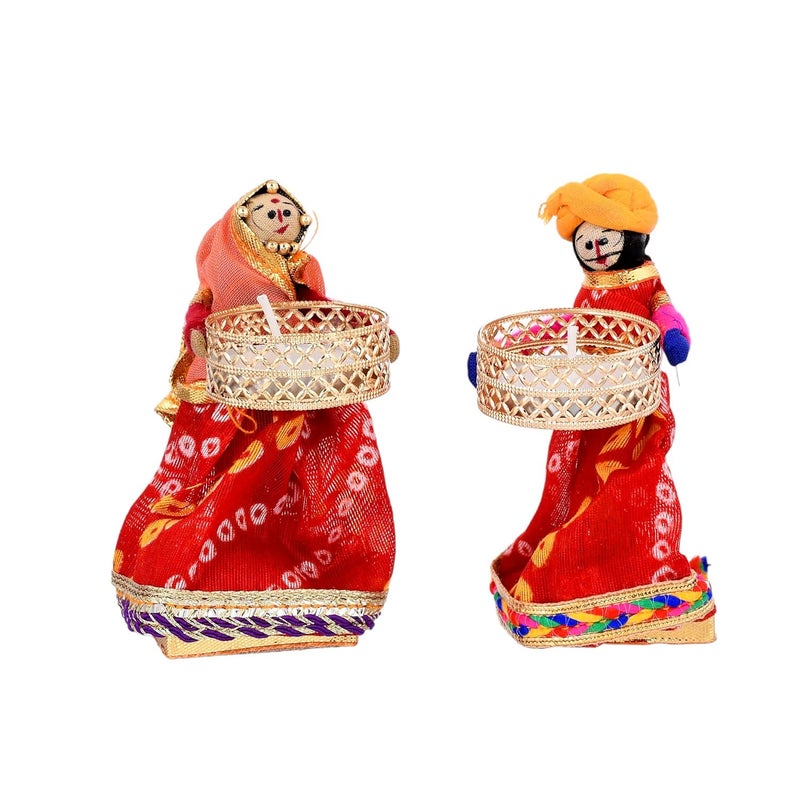Pride Store tealight Candle Holder for Home Decor Gift Corporate Gifts Art from Jaipur Handmade tealight Candle Holder Set - Image 3