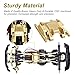 CrazyHobby 66g CrazyHobby Brass Skid Plate Transmission Mount Heavy Duty for TRX4M K10 High Trail F150 Bronco Defender 118 Crawler Car Upgrades Gold - Image 3