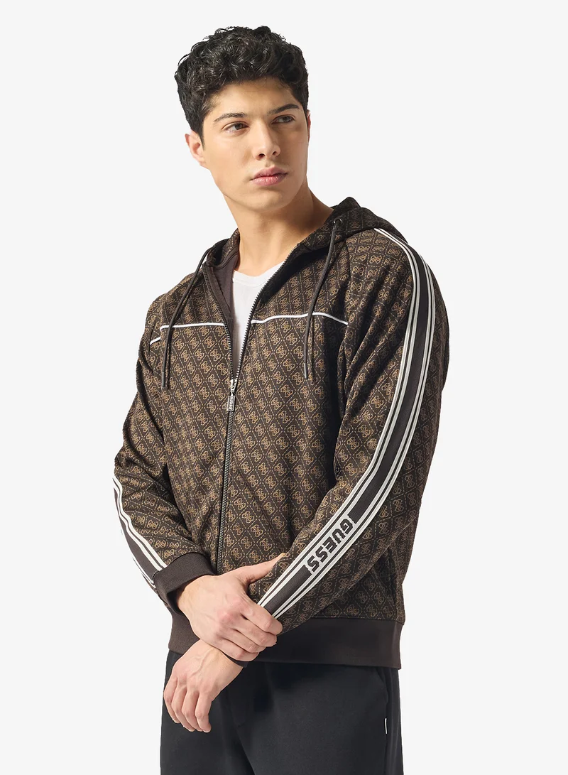 جس هودي باريمو بسحاب أمامي وشبكة