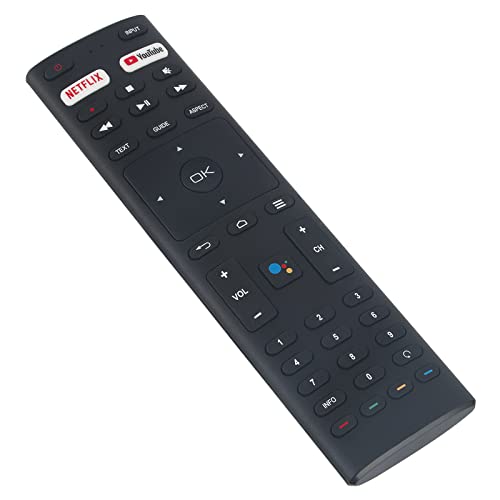 Allimity New Voice Replaced Remote Control Fit for Konka Android TV and BLAUPUNKT and JVC and Dyon Hyundai Smart TV - Image 1