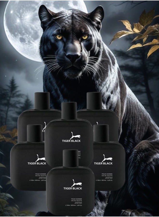 6 Pieces Tiger Black Perfume 100ML - pzsku/Z9306D39FAC4CD2238E8EZ/45/_/1736285654/640887bd-e167-4f7b-adf4-960521ffb450