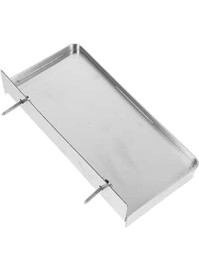 Stainless Steel Wall Mount Phone Shelf Bathroom Floating Organizer Holder - Image 1