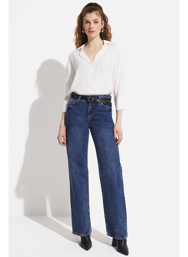 JUNE June Women Viscose Blend Regular Fi Woven Shirt White