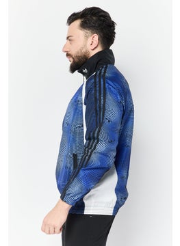 adidas Originals Men Sportswear Fit Long Sleeve Outdoor Windbreaker Jacket, Multicolor  - Image 2