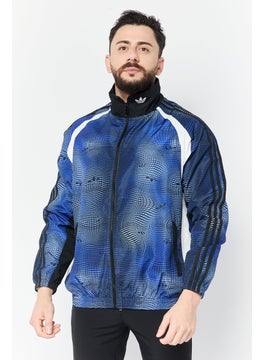 adidas Originals Men Sportswear Fit Long Sleeve Outdoor Windbreaker Jacket, Multicolor  - Image 1