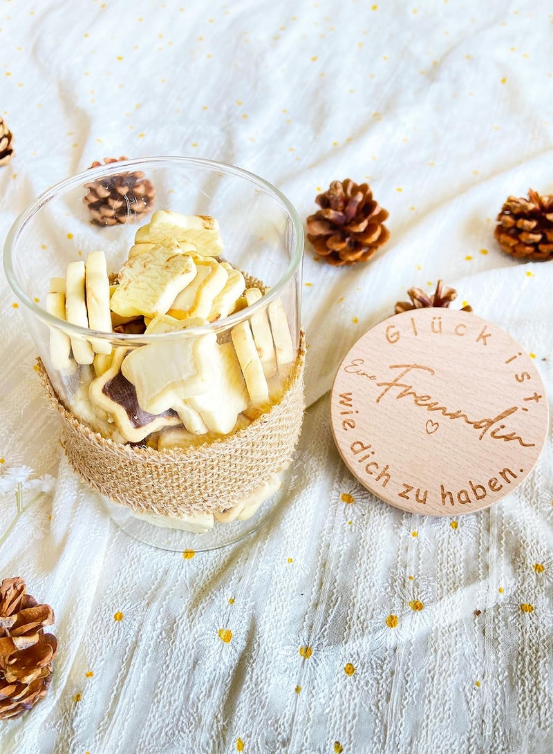 GOOGO Personalised Memento Custom Sweetie Stash Glass Jar - For Birthday, Thank You, Wedding - Image 3