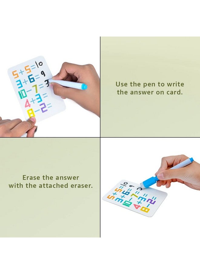 Cubelelo Cubelelo Maths Learning Kit | Learn Math & Counting with Flashcards and Numbers | Wooden Arithmetic Interactive Educational Fun Activity Kit for Kids Ages 3 and Up (Multicolor)  - Image 4