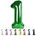 Mluchee Number Balloons 40 Inch Dark Green 1 Big One Balloons for 1st Birthday For Girl Boy 11 21 31 Balloons for Wedding Celebration Party Graduations - Image 3