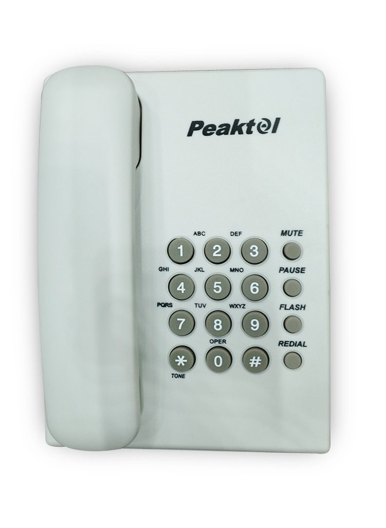 Generic PEAKTOL FY-500 Corded phone White  - Image 1