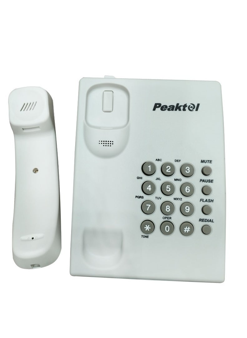 Generic PEAKTOL FY-500 Corded phone White  - Image 2