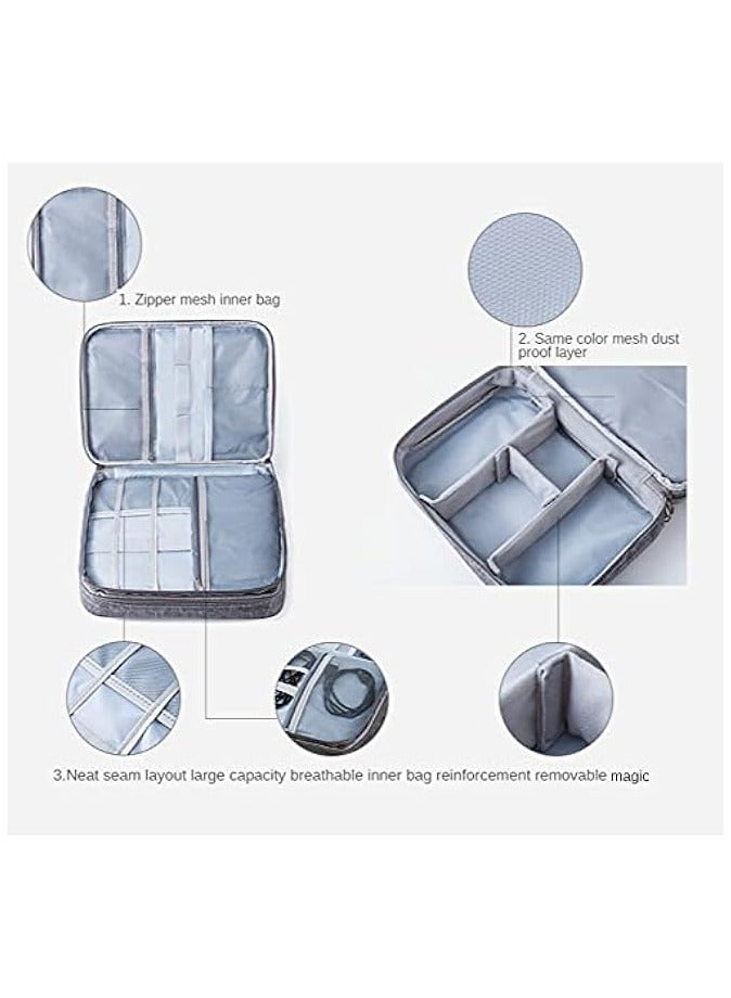 Cool Baby Electronic Accessory Bag Travel Cable Organizer Universal Waterproof Portable Cable Organizer for Adapter Memory Cards USB Cable - Image 4