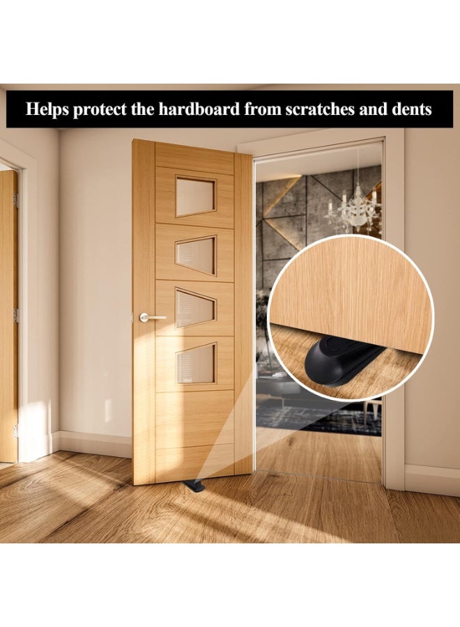 Rawa Plastic Door Stopper -5 Piece- Durable Black Slanted Door Wedge with Non-Slip Base Child and Pet-Safe - for Indoor and Outdoor Use Prevents Doors from Slamming and Suitable for All Floor Types - Image 3