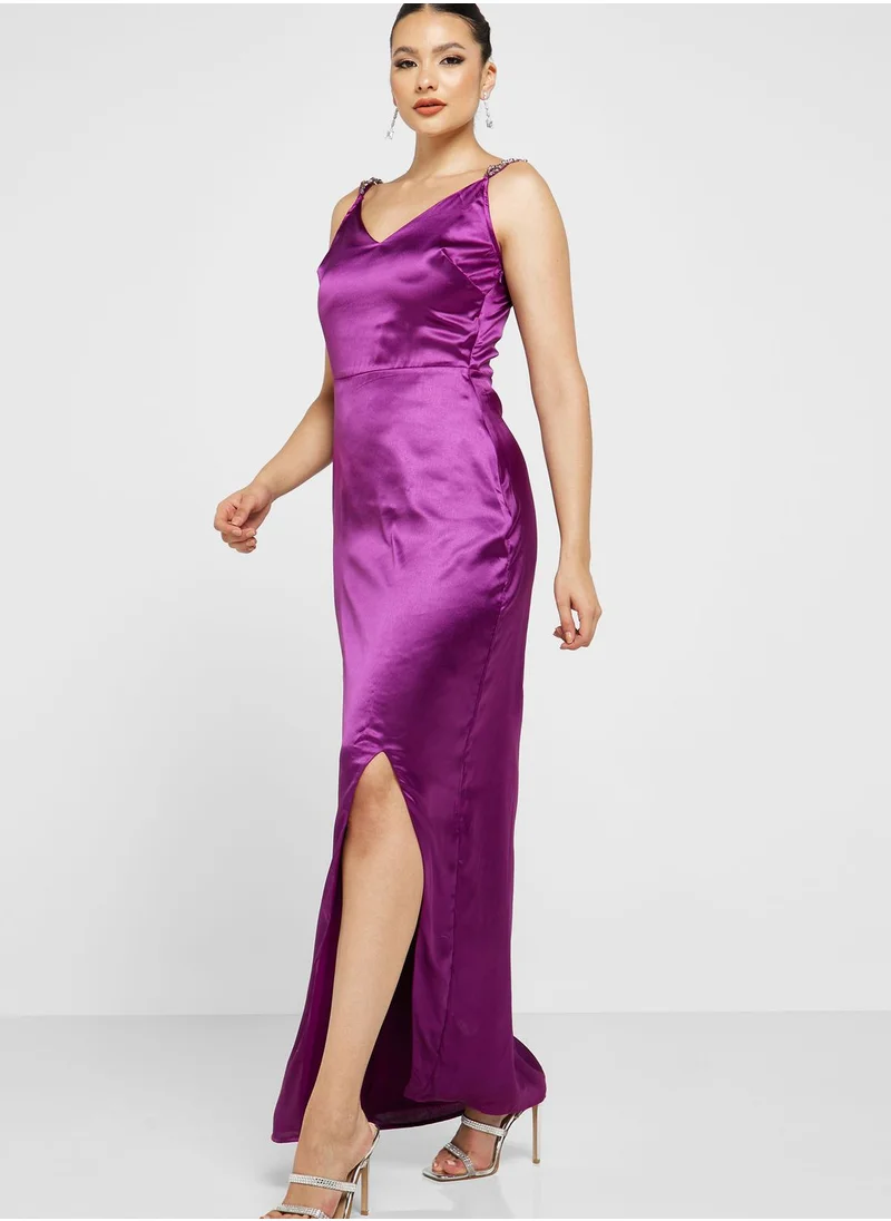 Ella Limited Edition Strappy Dress With Slit