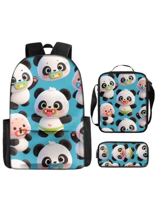 Bright Li Fire Cute cartoon bag set | shoulder + handbag + stationery bag | school season/holiday gift hot recommendation  - Image 2
