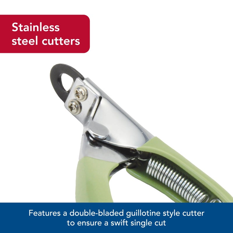 Coastal Pet - Safari Guillotine Dog Nail Trimmer - Double-Bladed Guillotine Style Dog Nail Trimmers - Owner-Friendly Vinyl Grip - for Medium to Large Dogs - Large (5" L x 3" W) - Image 5