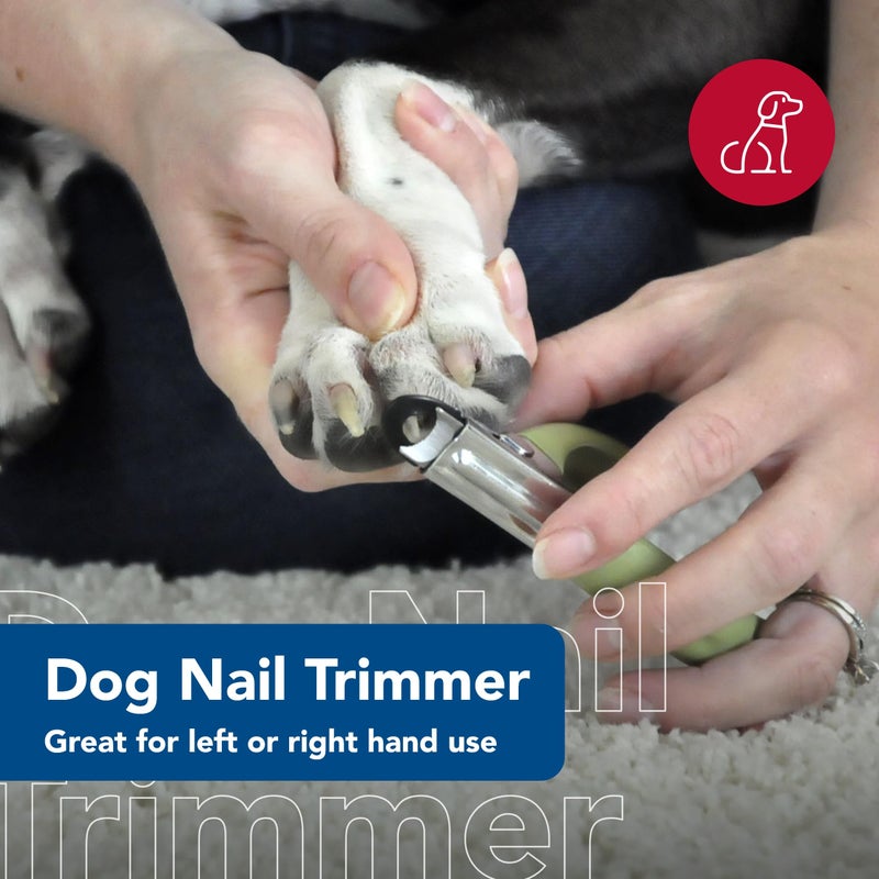 Coastal Pet - Safari Guillotine Dog Nail Trimmer - Double-Bladed Guillotine Style Dog Nail Trimmers - Owner-Friendly Vinyl Grip - for Medium to Large Dogs - Large (5" L x 3" W) - Image 3