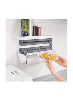 Generic Wall Mounted Paper Towel Holder, Sopaline Holder for 3 Rolls, Spice Pot Holder, Kitchen Dispenser with Very Sharp Blades for Kitchen, Garage or Office  - Image 5