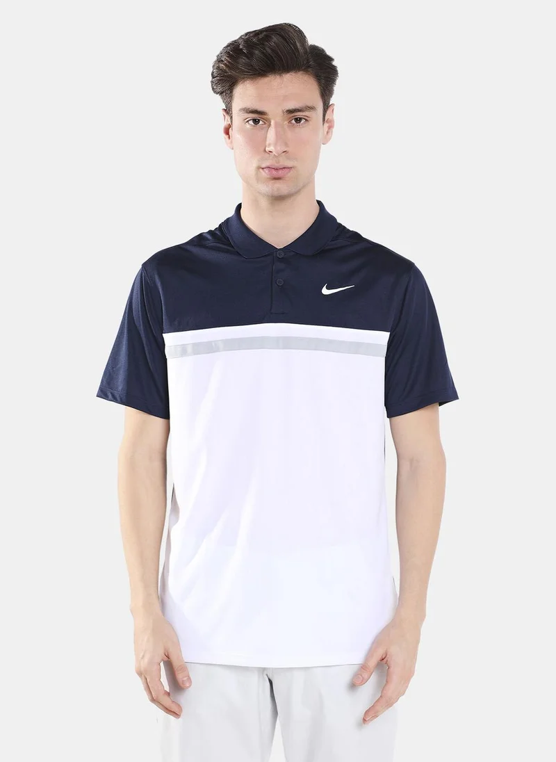 Nike Men's Dri-FIT Victory Colourblock Golf Polo Shirt