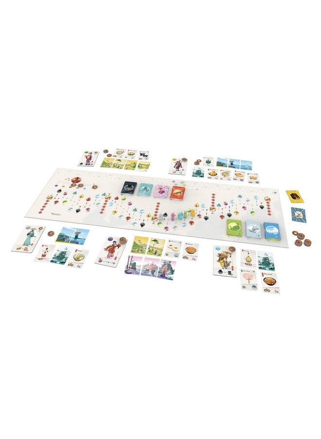 فونفورج Tokaido: Base Game 10Th Anniversary Edition - لعبة لوحية للاستكشاف والمغامرة والسفر في اليابان، للأعمار من 8 سنوات فما فوق، من 2 إلى 5 لاعبين، 45 دقيقة  - Image 3