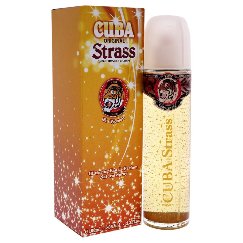 Cuba Strass Tiger by Fragluxe Eau De Parfum Spray 3.4 oz for Women - Image 3