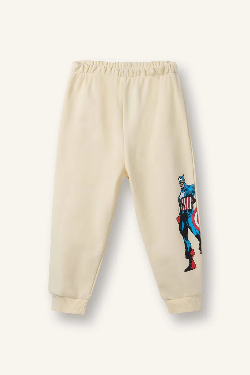 DeFacto Baby Boy Marvel Comics Sweatshirt and Jogging 2 Piece Set