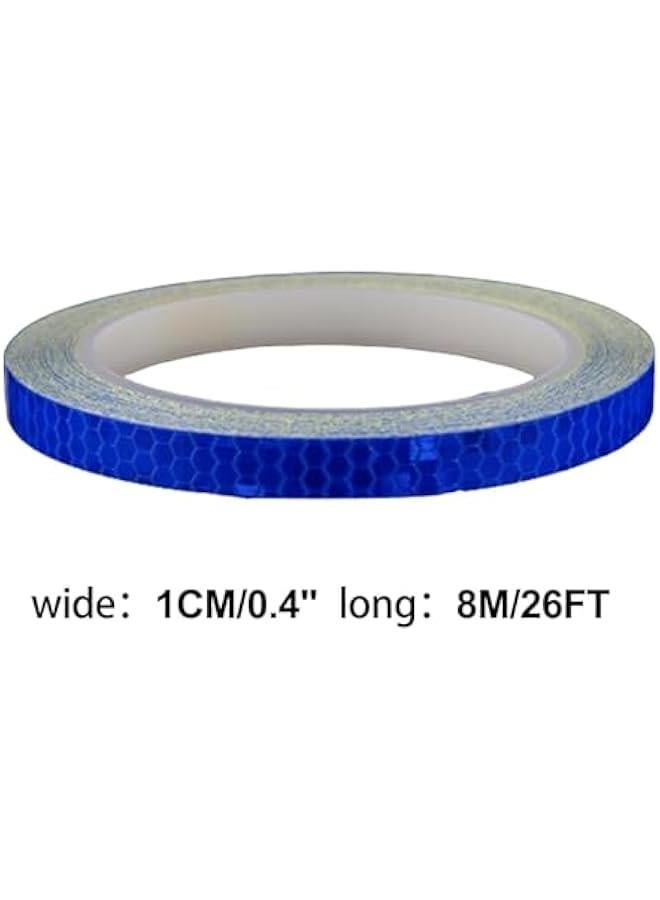 Generic Reflective Clothing Stickers | Waterproof Reflective Strip Tape | Visibility Safety Warning Tape | High Self Adhesive Reflective Stickers for Night Running Cycling Jogging, Blue - Image 2