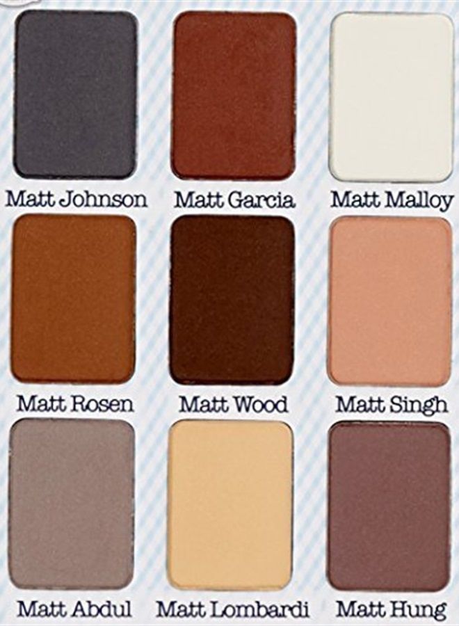 theBalm لوحة ظلال العيون ميت مات (مات) نود