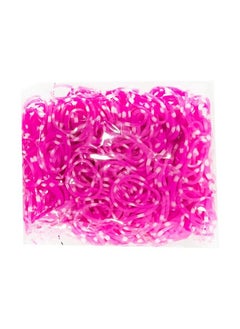 Rainbow Loom ® Pink Finger Loom™ Featuring 600 Pink Polka Dot Rubber Bands And A Pink Finger Loom And Clip Great For Boys And Girls 7+  - Image 4