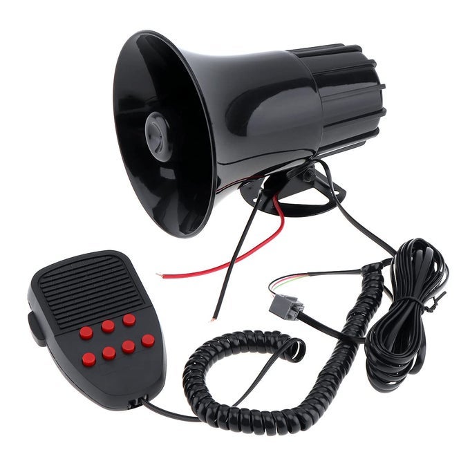 12V Loud Horn Siren For Car Vans Trucks Motorcycles Boats Warning Alarm With 150Db 100W Loud Speaker