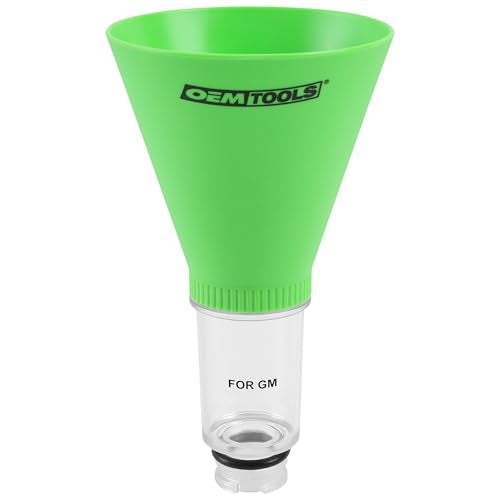 OEMTOOLS 87021 No-Spill Oil Funnel for GM and BMW Automobiles, Oil Funnel for Oil Change, Funnel for Engine Oil, for No Spill Coolant Funnel Kit - Image 1
