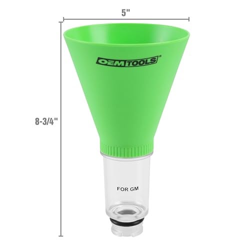 OEMTOOLS 87021 No-Spill Oil Funnel for GM and BMW Automobiles, Oil Funnel for Oil Change, Funnel for Engine Oil, for No Spill Coolant Funnel Kit - Image 2