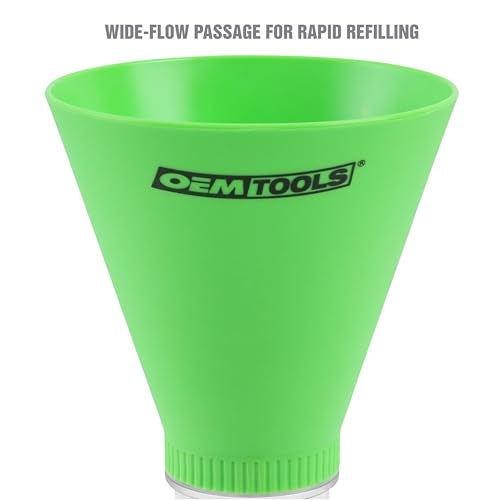 OEMTOOLS 87021 No-Spill Oil Funnel for GM and BMW Automobiles, Oil Funnel for Oil Change, Funnel for Engine Oil, for No Spill Coolant Funnel Kit - Image 3