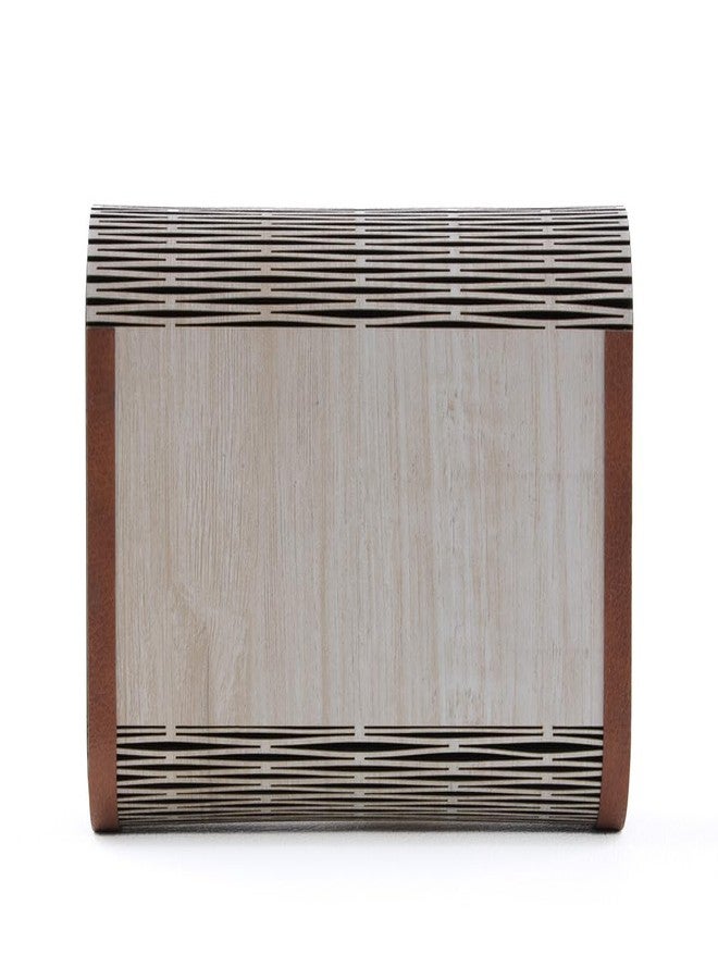YOPRAM Decorative Lesser Cutting Wooden Purse Ladies Wallet, Latest Handbags for Woman Purse Evening Lady Wedding Party (PU-10) - Image 2