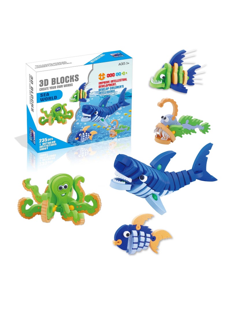 Brain Giggles Underwater 3D Puzzle (235 Pcs) - Image 1