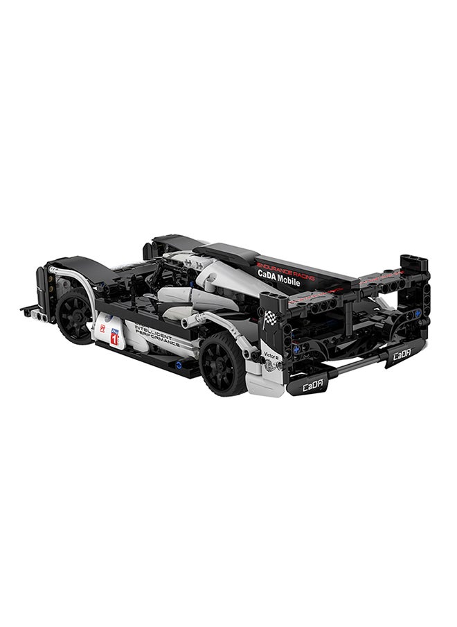 CaDA CaDA Remote Control Car Toy Building Blocks 1:14 GT Super Car (Dual Control) C51307W  - Image 2