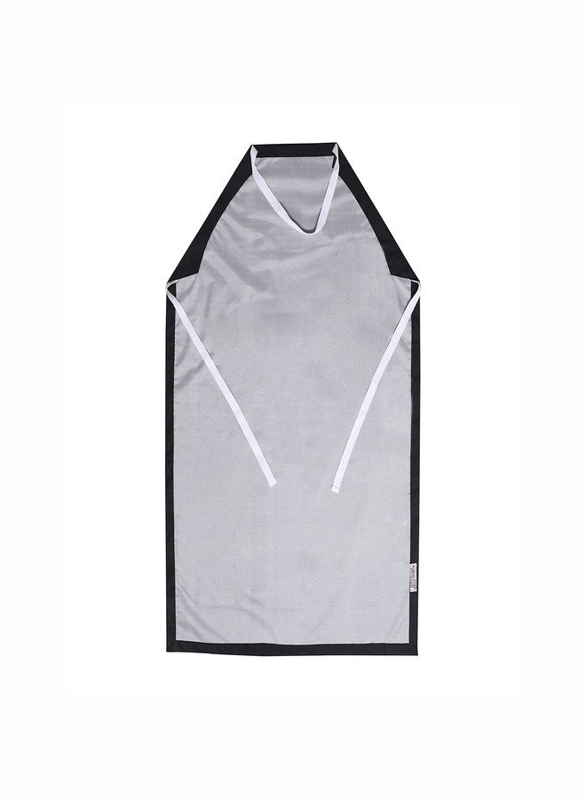 EISCO Black Rubber Bib Apron, Small (24"W x 30"L) - Image 2