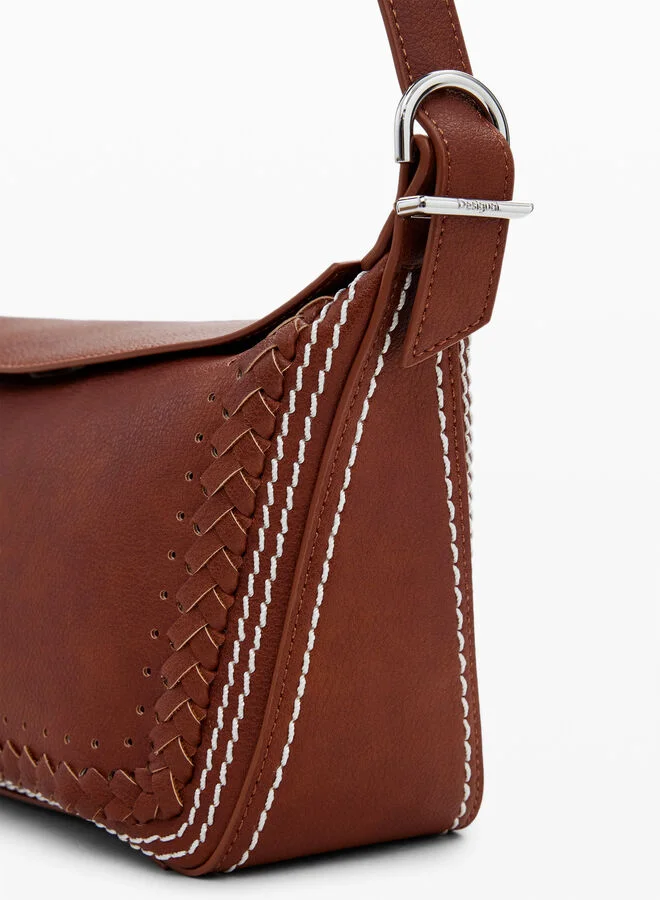 DESIGUAL Bag With Braided Details