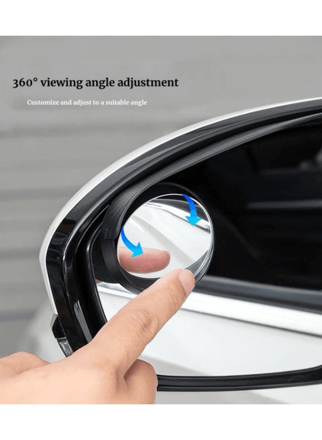Generic Car Side Mirrors with Rain Visor and Built-in Small Mirror - Improved Visibility and Rain Protection  - Image 2