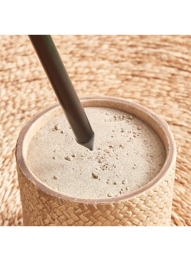 Eden Glass Torch With Metal Stand 9X9X171 Cm - Image 4