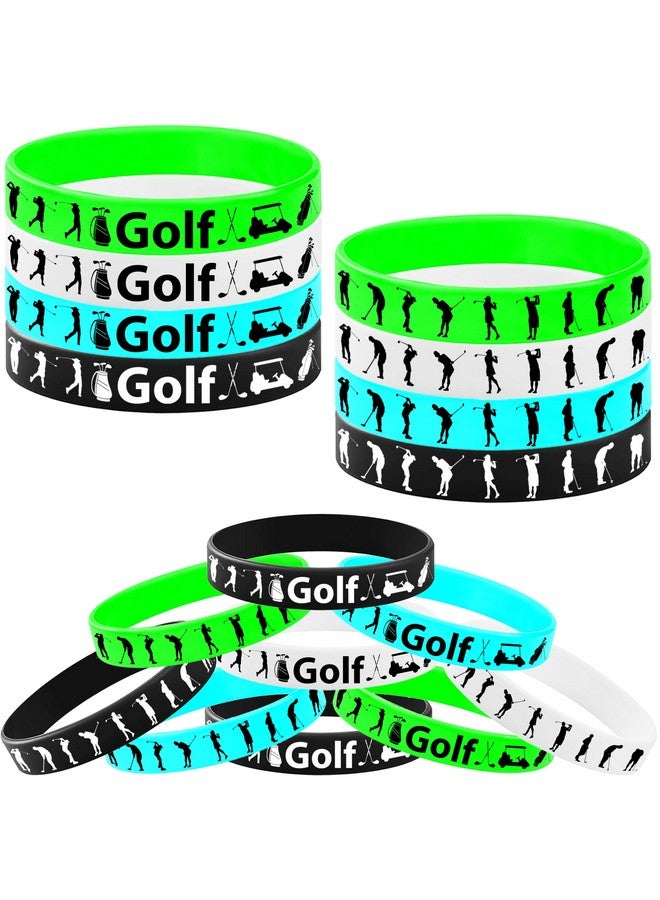 كوبا بلاي أساور مطاطية من CupaPlay مكونة من 24 قطعة - لوازم حفلات الجولف والديكورات الرياضية الخارجية وحفلات أعياد الميلاد وحفلات استقبال المولود الجديد - أساور سيليكون - هدايا الحفلات - Image 1