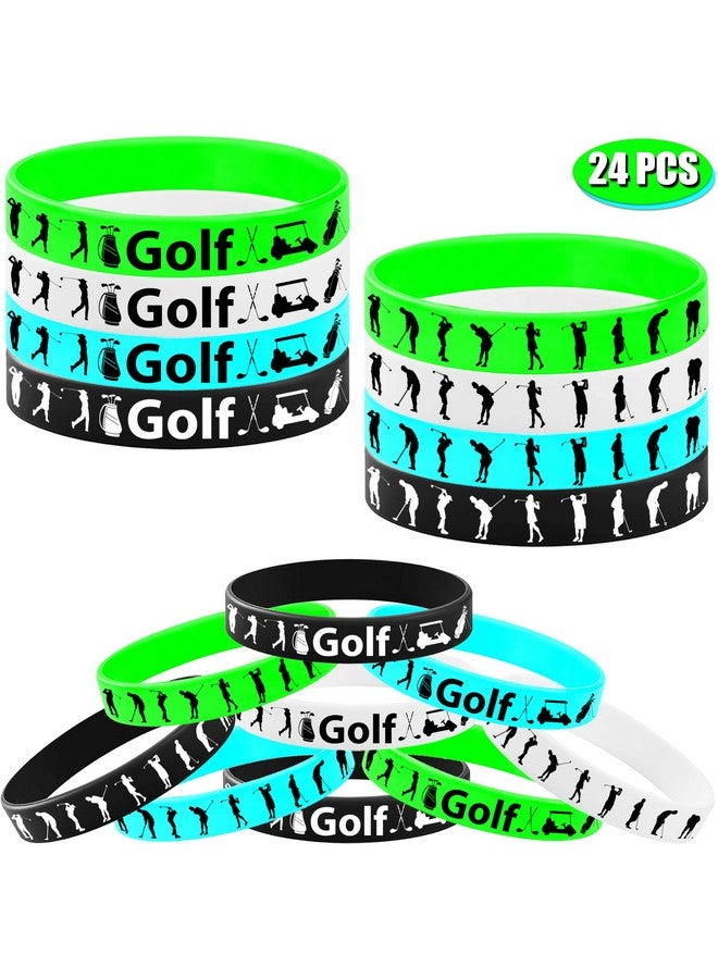 كوبا بلاي أساور مطاطية من CupaPlay مكونة من 24 قطعة - لوازم حفلات الجولف والديكورات الرياضية الخارجية وحفلات أعياد الميلاد وحفلات استقبال المولود الجديد - أساور سيليكون - هدايا الحفلات - Image 2