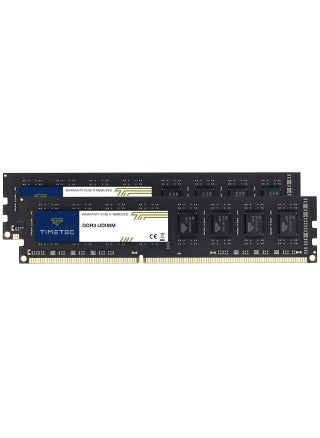 Timetec 16GB KIT(2x8GB) DDR3 / DDR3L 1333MHz PC3-10600 Non-ECC Unbuffered 1.5V / 1.35V CL9 2Rx8 Dual Rank 240 Pin UDIMM PC Desktop Computer Memory RAM Module Upgrade (16GB KIT(2x8GB)) - pzsku/Z9308C3DC3B39F4263319Z/45/1749373257/7de505e2-f249-4baf-9be0-6bc252636229
