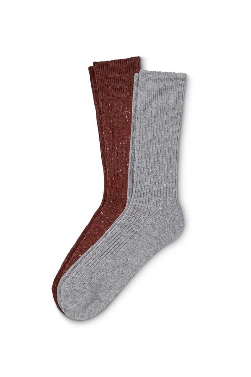 Tchibo Men 2 Pairs Knitted Socks, Multicolor  - Image 1