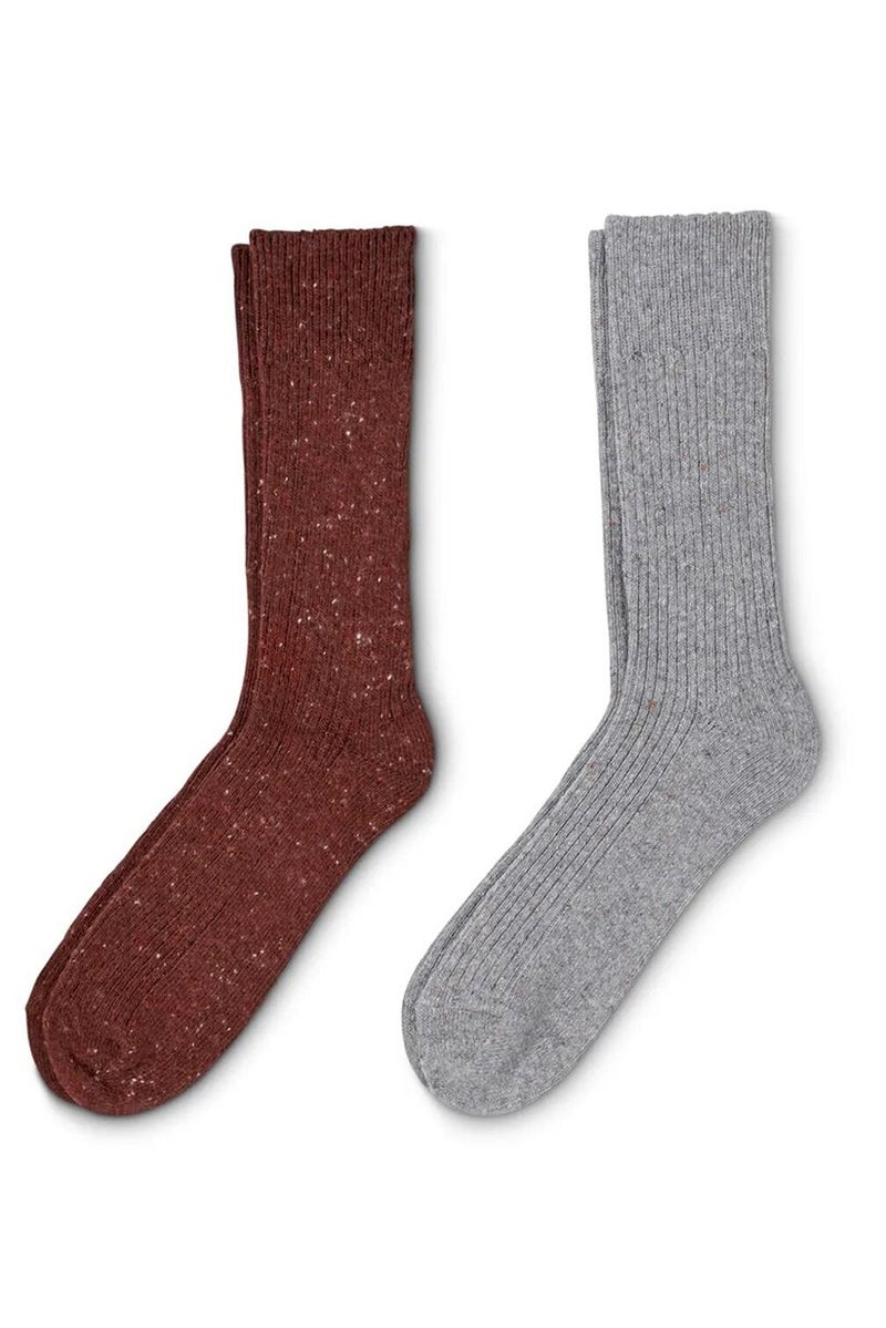 Tchibo Men 2 Pairs Knitted Socks, Multicolor  - Image 2