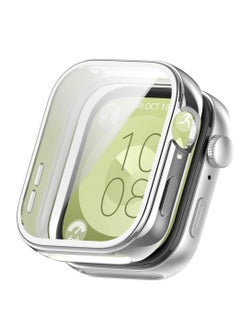 TPU Watch Case For Huawei Watch Fit 3 2024 Full Screen Protector Shockproof Ultra Slim Cover Silver