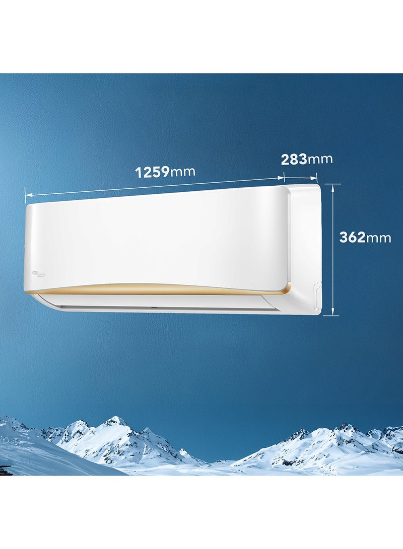 سوبر جنرال مكيف هواء سبير جنرال 2.5 طن سبليت، ضاغط دوار T3، T1 - 28,000 وحدة حرارية بريطانية، T3 - 25,000 وحدة حرارية بريطانية، زعانف ذهبية، R-410A موفر للطاقة، تنظيف ذاتي، دوران 4 اتجاهات، تبريد سريع، وضع النوم، أبيض، SGS316AE - Image 3