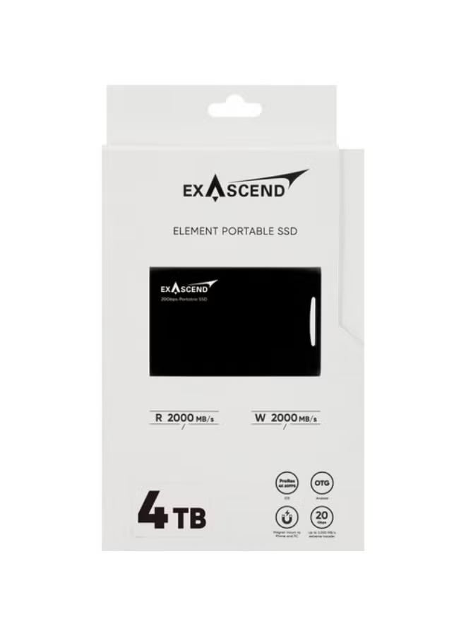 Exascend 4TB Element Portable SSD USB 3.2 Gen 2x2 - Image 2
